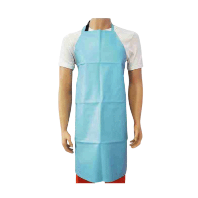Apron PVC Biru Muda